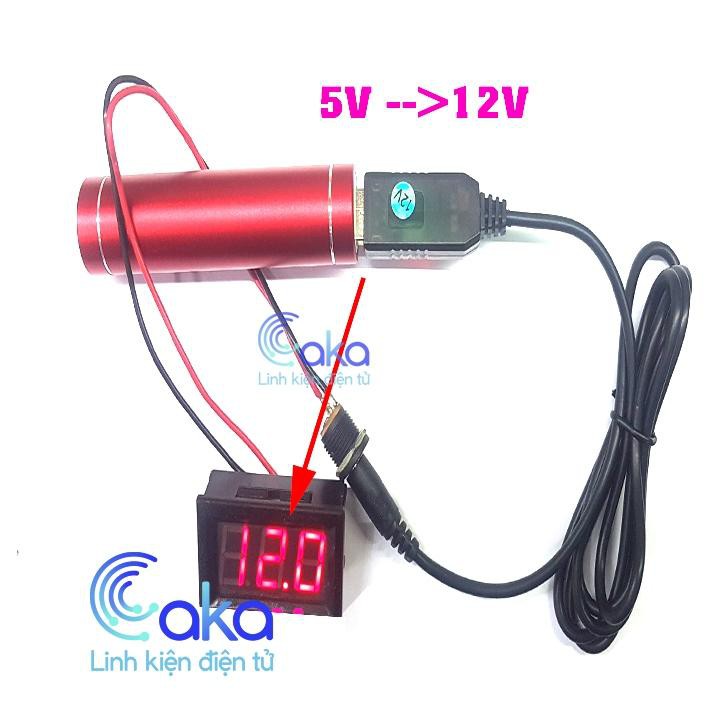 LKDT Cáp đổi nguồn 5V lên 12V