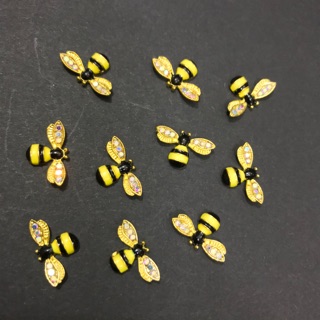 Charm ong gắn đá móng tay nail
