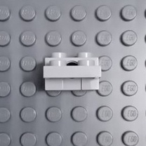 Đồ Chơi  Chính Hãng Technic, Brick Modified 1 x 2 with Hole and 1 x 2 Plate