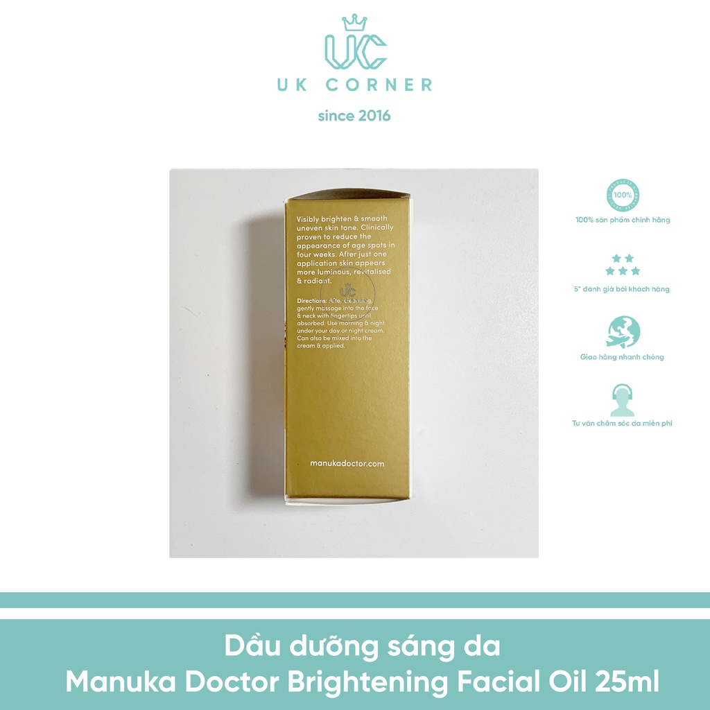 Dầu dưỡng sáng da Manuka Doctor Brightening Facial Oil | BigBuy360 - bigbuy360.vn