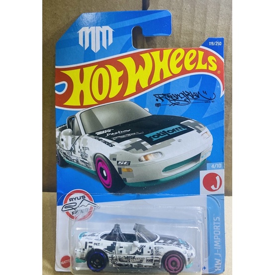 Hotwheels Xe mô hình 91 Mazda Miata