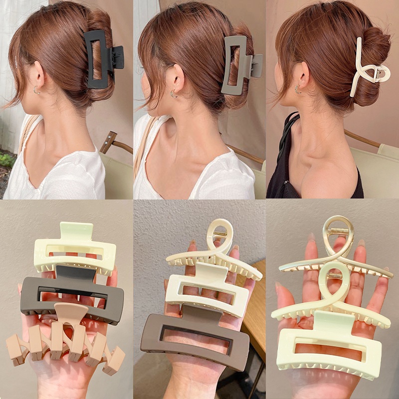 Set 2 / 3 Kẹp Tóc Hình Cá Mập Phong Cách Hàn Quốc Cho Nữ