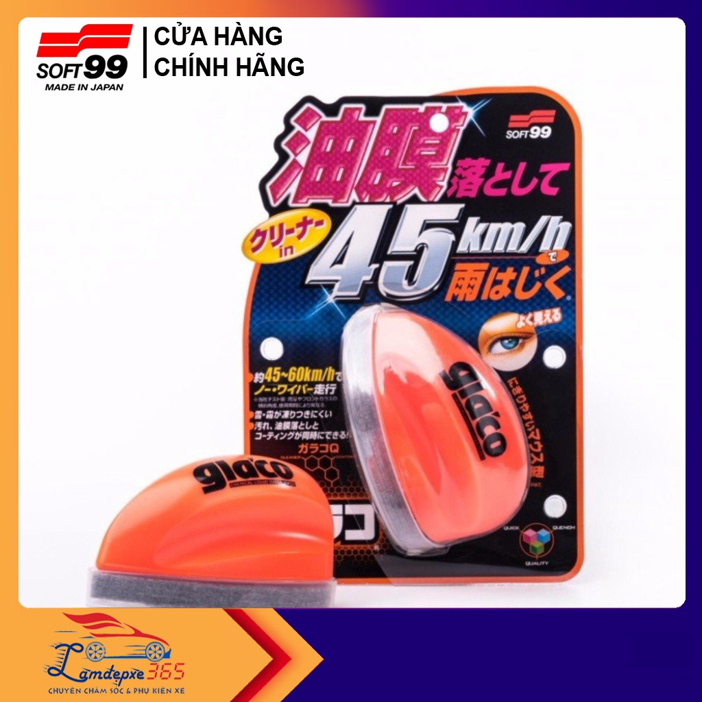 Phủ nano kính Glaco Q chống bám nước trên kính | SOFT99 | JAPAN