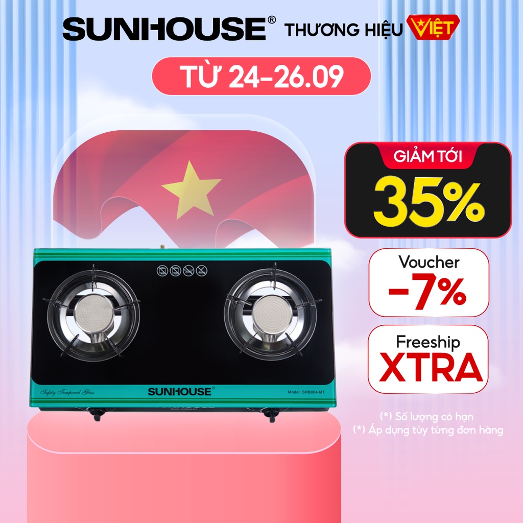 Bếp gas dương hồng ngoại Sunhouse SHB004MT