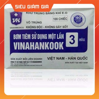 Bơm tiêm sử dụng 1 lần Vinahankook