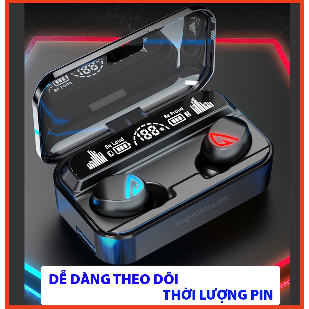 Tai Nghe Bluetooth Gaming S10 Pro Cao Cấp, Cảm Ứng, Hỗ Trợ Đàm Thoại, Nghe Nhạc, Kiêm Sạc Dự Phòng 2200mAh Cực Chất