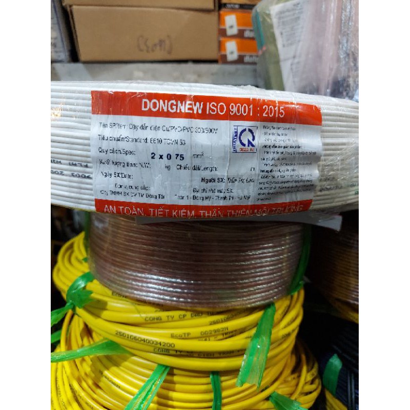 Dây súp điện đấu bóng đèn 2 × 0,75