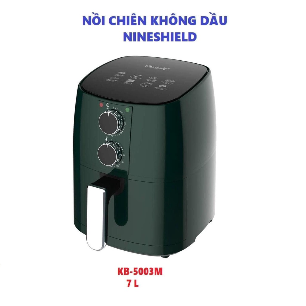 NỒI CHIÊN KHÔNG DẦU NINESHIELD 7L/8L/10L/12L