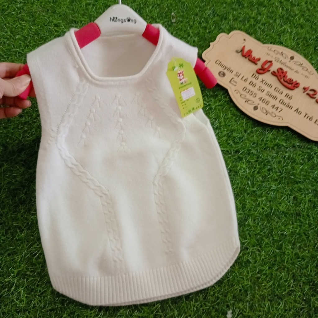 [A84 - Nhiều Mẫu, Siêu rẻ] Áo Gile Len Quảng Châu Cao Cấp Mềm Mịn Cho Bé Gái