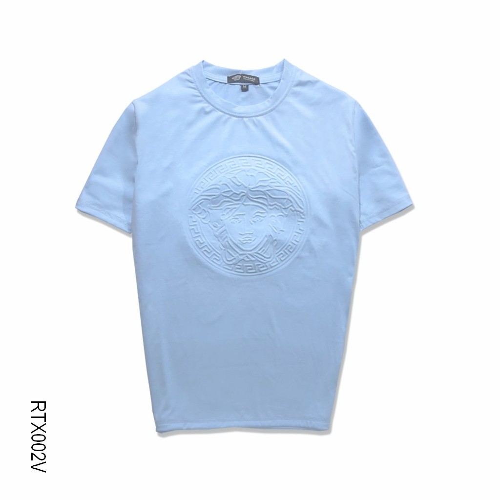 Áo thun nam cổ tròn đẹp form rộng dập nổi Vers cao cấp RTX002V - áo phông nam ngắn tay Riooshop | BigBuy360 - bigbuy360.vn