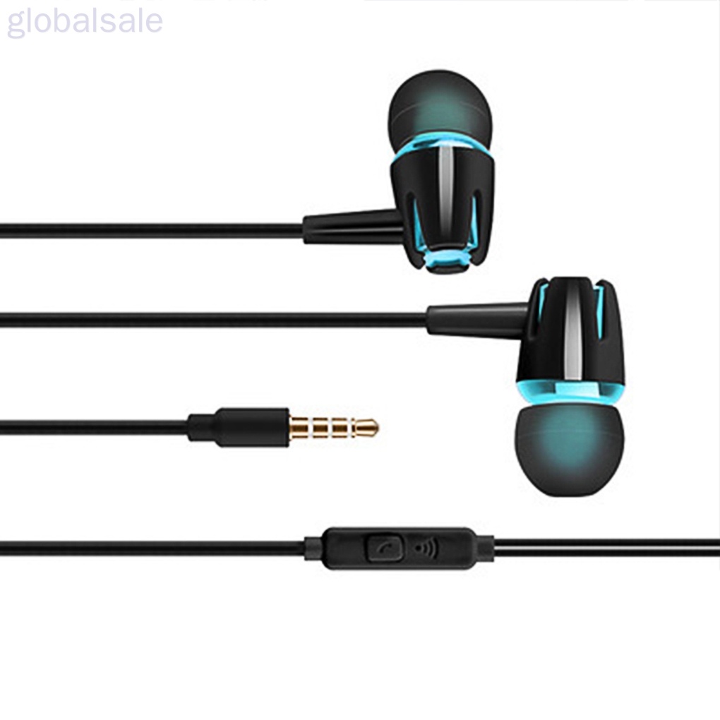 Tai Nghe Nhét Tai Thể Thao Có Dây 3.5mm Kèm Mic Cho Điện Thoại