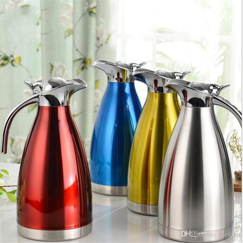Bình pha trà, pha cà phê đựng nước 2 lít inox cao cấp  - Bình giữ nhiệt nước uống