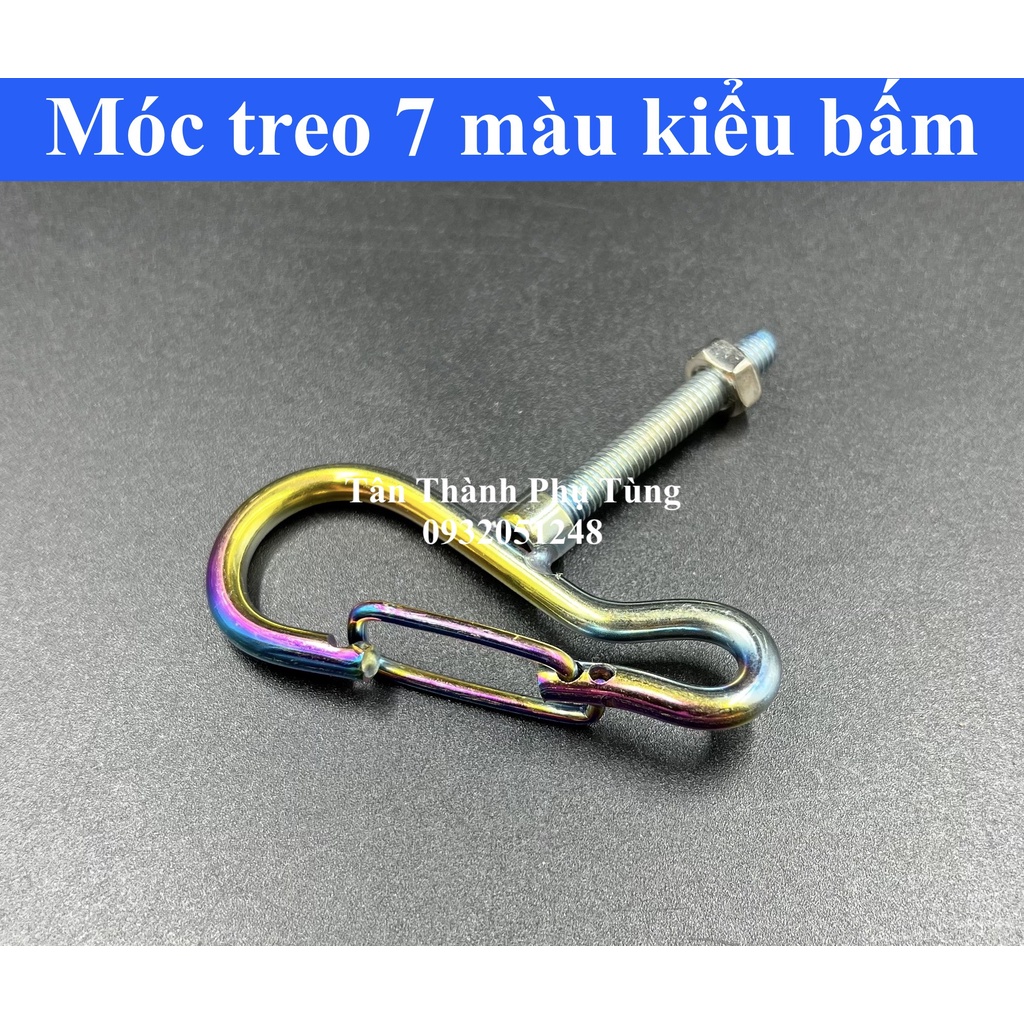 Móc treo xe máy kiểu bấm chắc chắn, chịu lực tốt