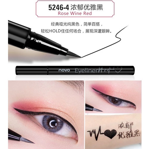 Bút Kẻ Mắt Dạng Lỏng Chống Nước Chống Mồ Hôi Không Lem Màu Sắc Đa Dạng Cho Người Mới Bắt Đầu