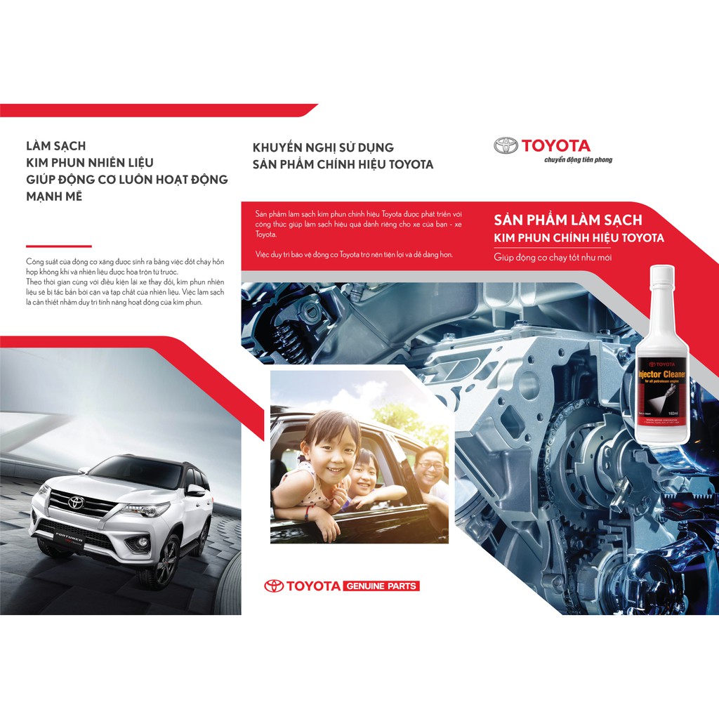 DUNG DỊCH VỆ SINH KIM PHUN XĂNG TOYOTA TẨY CẶN CARBON