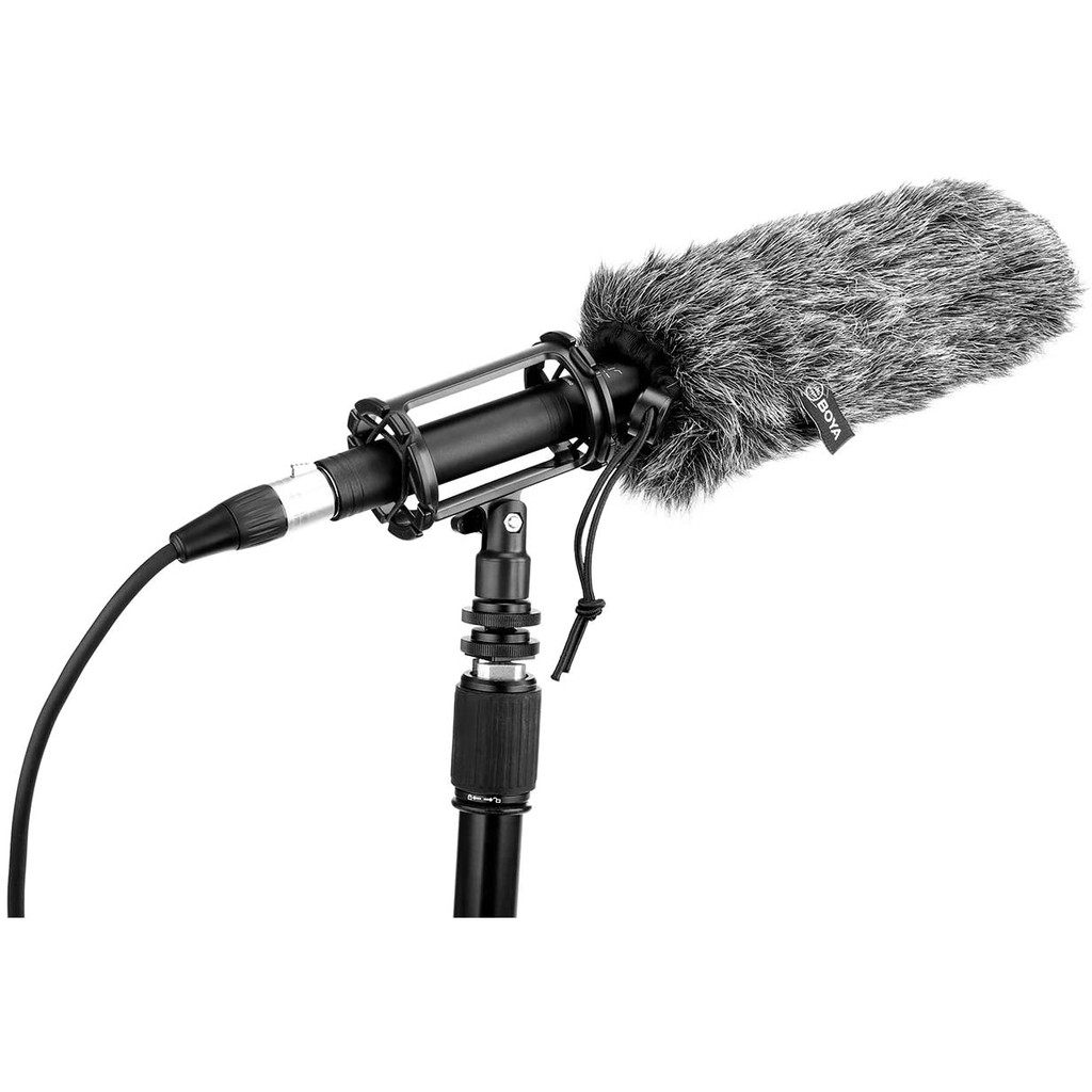 BOYA BY-BM6060 - Micro Thu Âm Phỏng Vấn Dùng Cho Máy Ảnh DSLR, Máy Quay Phim, Máy Ghi Âm Cổng XLR - Hàng Chính Hãng