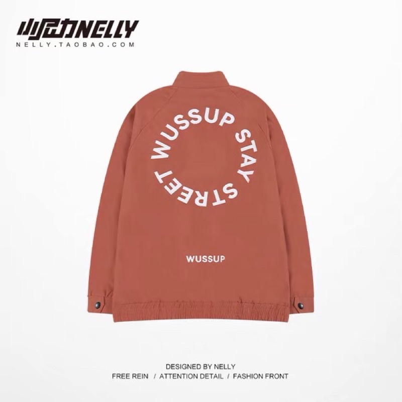 Áo khoác nelly chất dày dặn sale (có sẵn) wussup stay street wk020
