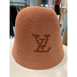 Mũ pucket dạ đan len LV