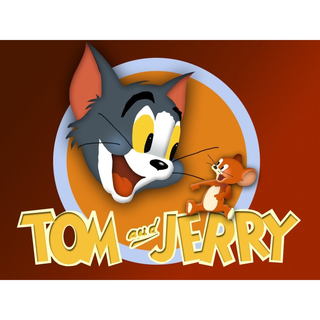tranh đính đá 5D tranh Tom and jerry bộ phim hoạt hình của tuổi thơ