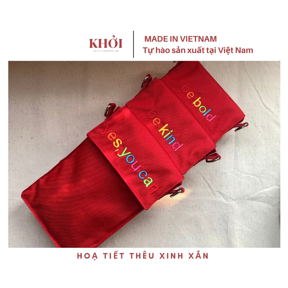 Combo Túi Vải JOYFUL TOTE và Túi Đeo Chéo PHONE BAG 2022 Canvas Đẹp, Tiện Ích Dùng Hàng Ngày, Đi Làm, Đi Học