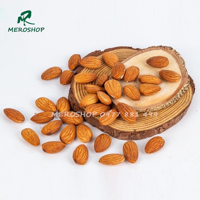 200GRAM HẠNH NHÂN SẤY NGUYÊN VỊ, SẤY MỘC (túi nhỏ)