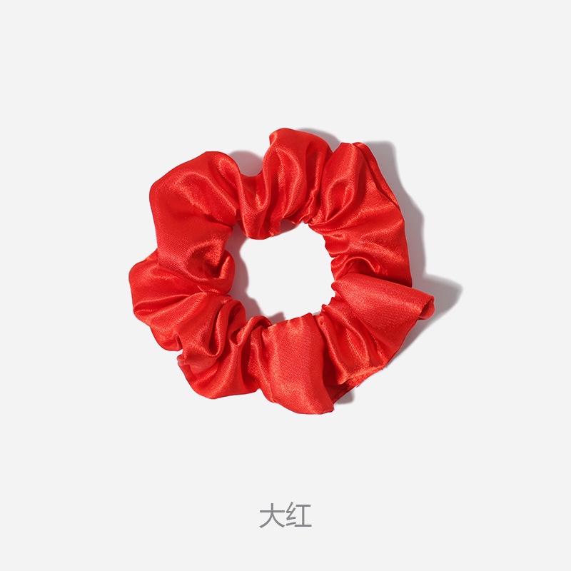 Dây Buộc Tóc Trơn Scrunchies, Dây Cột Tóc Trơn Nhiều Màu Phong Cách Hàn Quốc