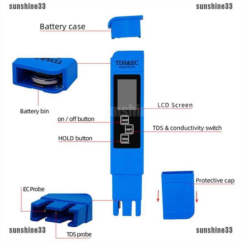 Máy Đo Độ Ph / Độ Ph Kỹ Thuật Số Cầm Tay 3 Trong 1