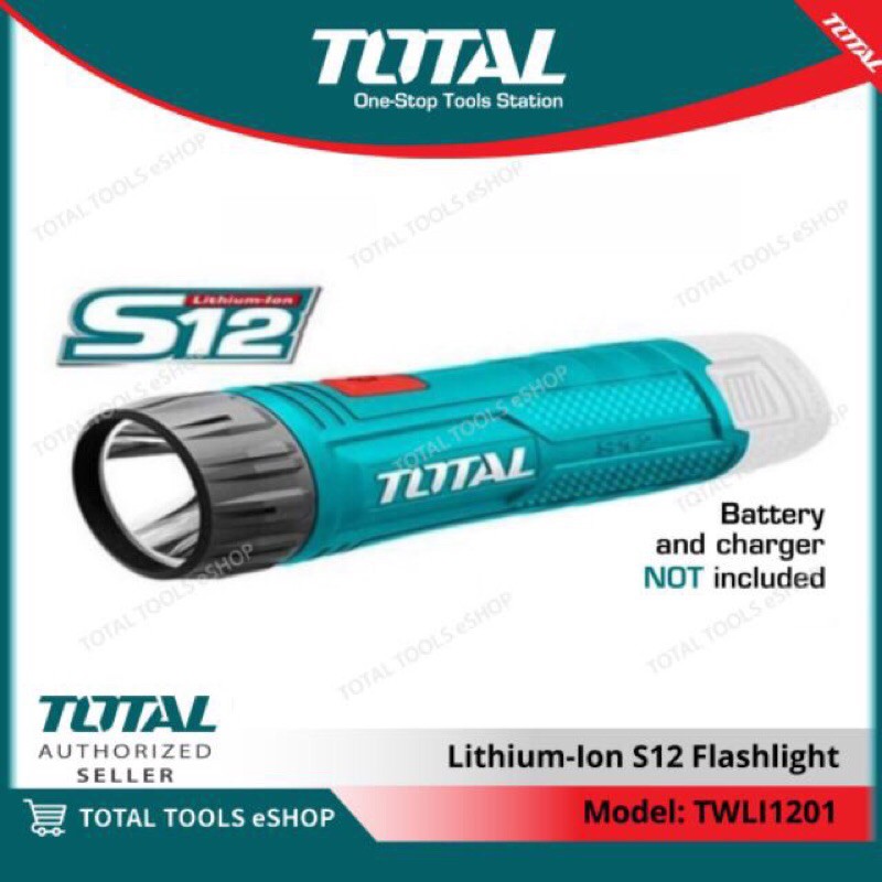TOTAL Đèn pin Lithium 12V TWLI1201