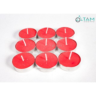 vỉ Nến tealight đỏ 3 tiếng vỉ 10 viên TAN