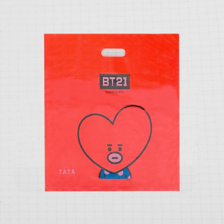 TÚI NILON BT21 CỠ LỚN 42X46 CM