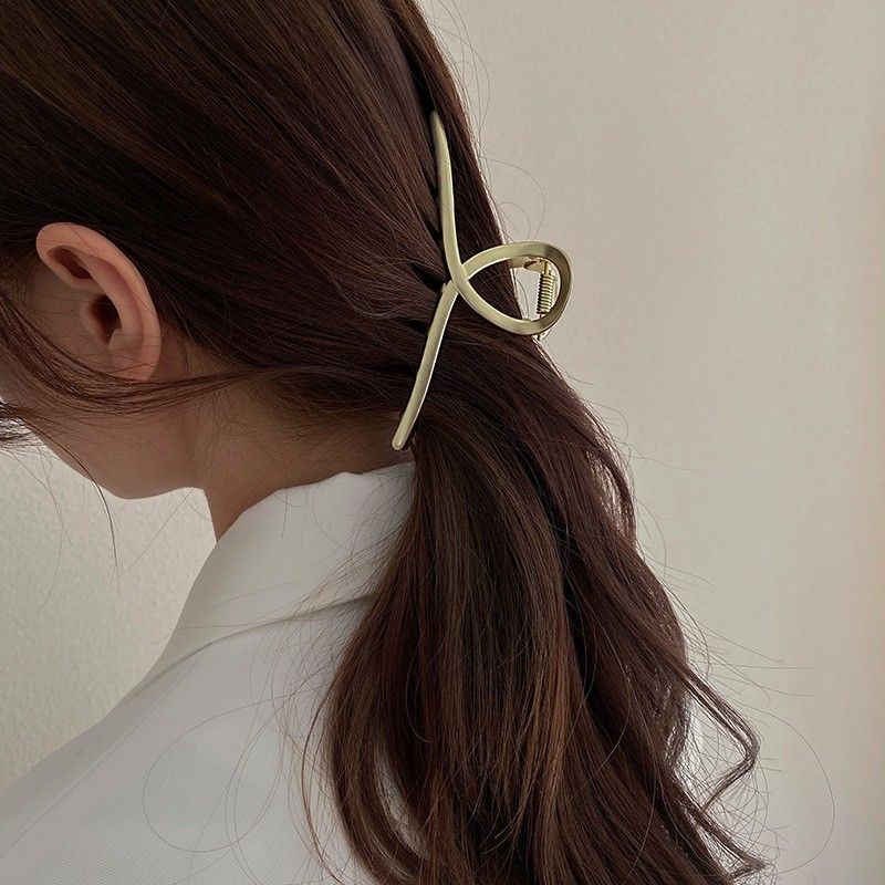 Kẹp càng cua dẹt mẫu mới, Kẹp Tóc Nhựa