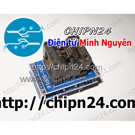 [1 CÁI] Đế nạp IC dán SOP8 (Hàng Tốt)