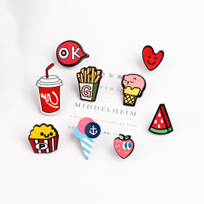 Bộ 5 Huy hiệu dễ thương Kawaii Boy icon