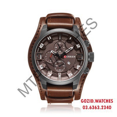 Đồng hồ nam dây da cao cấp CURREN CR01 dành cho bạn trẻ năng động -MTP.watches