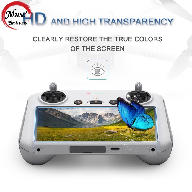 Set 2 MiếNg KíNh CườNg LựC BảO Vệ MàN HìNh ChốNg CháY Nổ KèM Phụ KiệN Cho Dji Mini 3 Pro Rc
