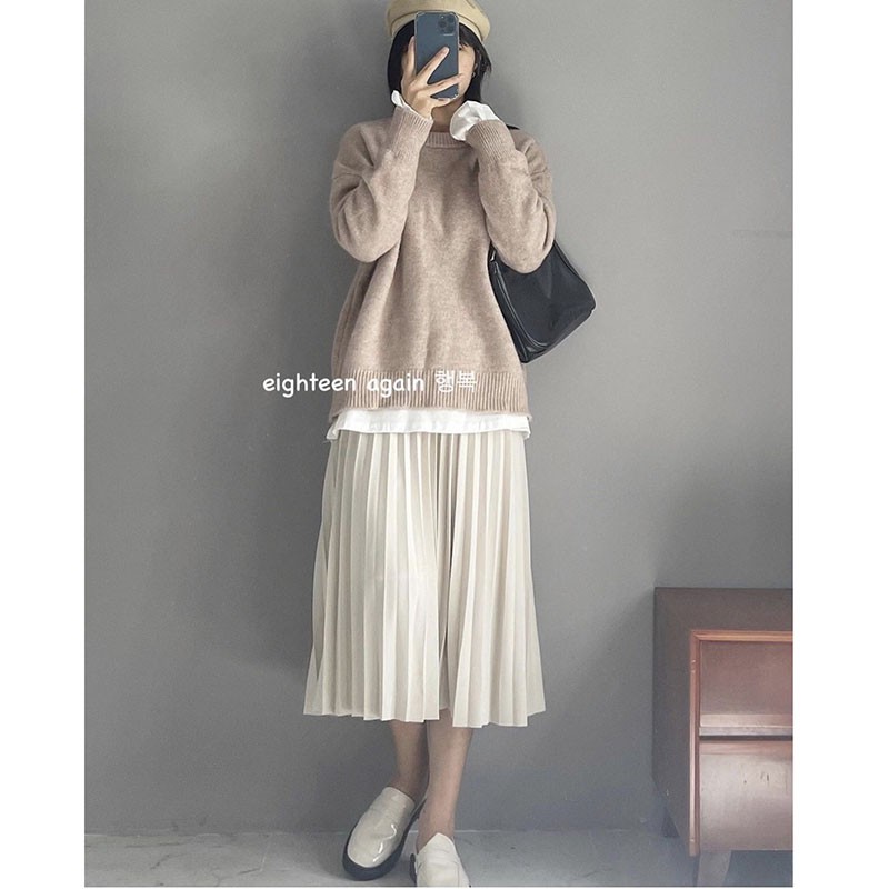 Chân Váy Xếp Ly Dáng Dài Hàng Quảng Châu Loại 1 M9109 | BigBuy360 - bigbuy360.vn