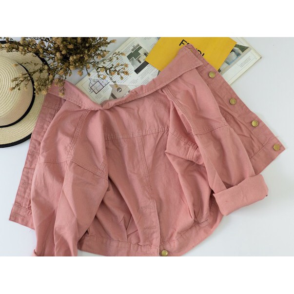 Áo khoác kaki Thái nữ xẻ tà | BigBuy360 - bigbuy360.vn