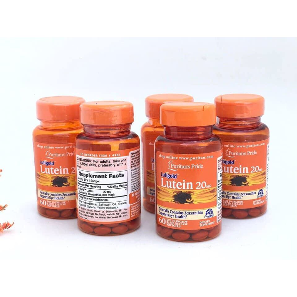 Viên uống bổ mắt lutein Puritan