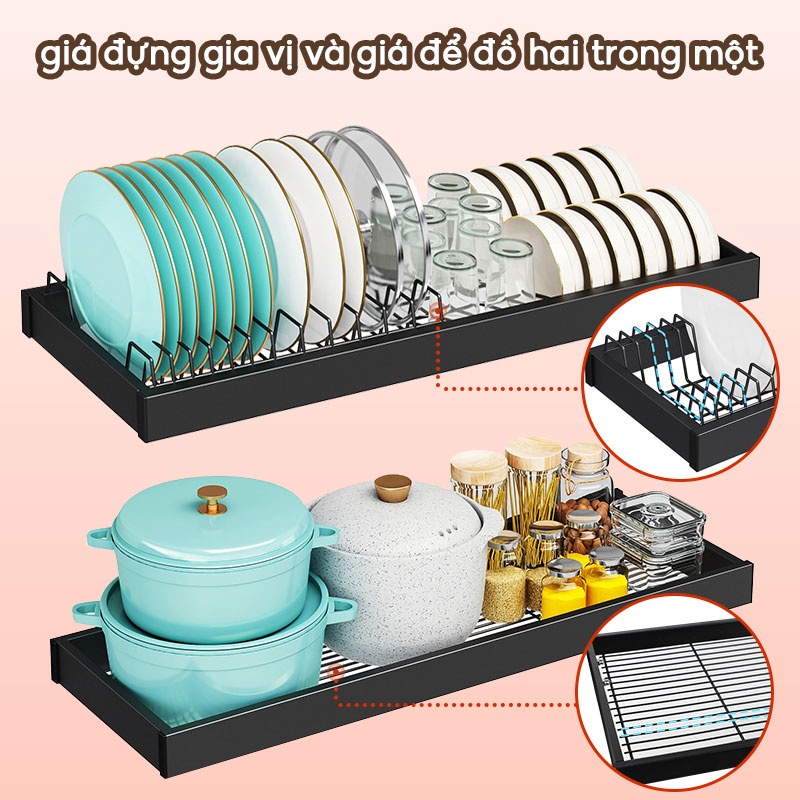 Kệ đựng bát đĩa 2-3 Tầng Trên Bồn Rửa Bát Cao Cấp Đa Năng Kệ Để Bát Đa Năng Thông Minh Giá Để Đồ Chén Đĩa