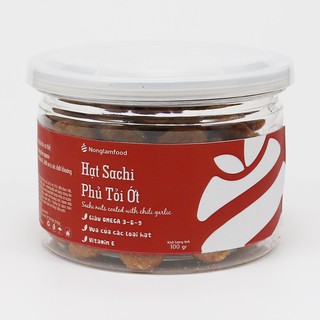 Hạt Sachi tỏi ớt Nông Lâm Food 100g | Đồ Ăn Vặt | Hạt dinh dưỡng
