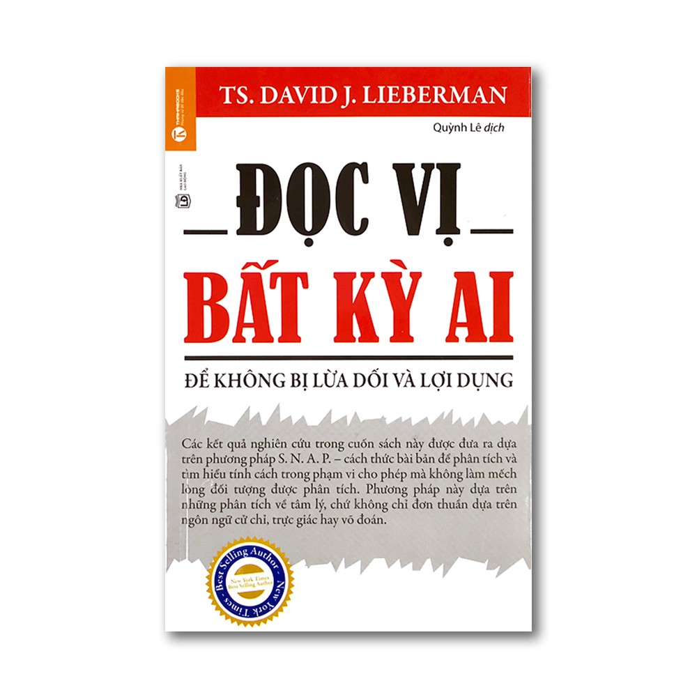 Sách Đọc vị bất kỳ ai - Để không bị lừa dối và lợi dụng - Tái Bản 2019 tăng giá bìa