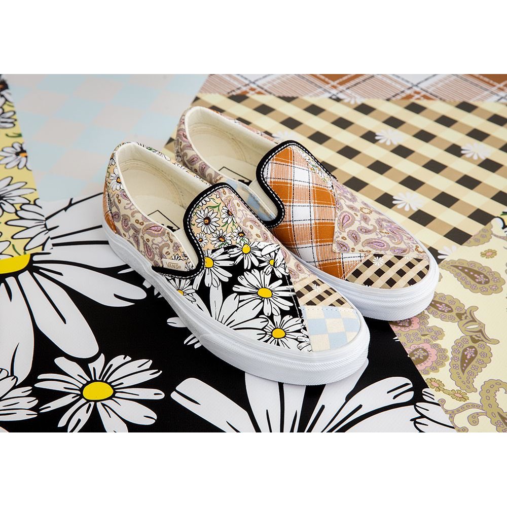 Giày Vans Chính Hãng Slip On Meadow Patchwork