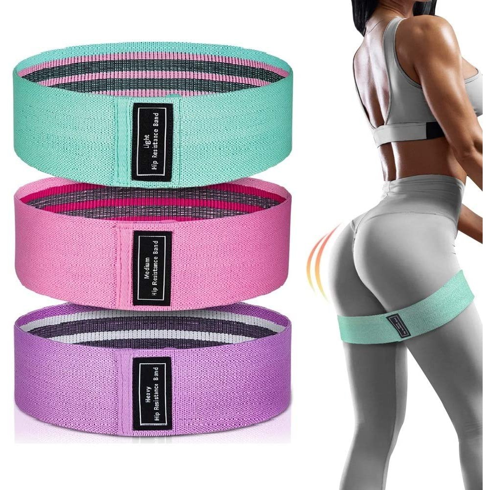 Dây kháng lực tập gym MiniBand bộ 3 dây kháng lực Sporty store tập mông, tập yoga