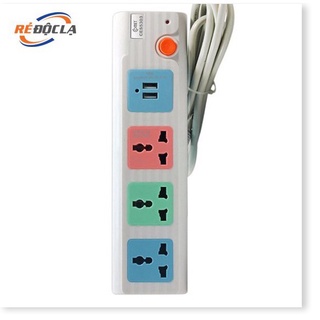 Ổ cắm điện đa năng có sạc usb comet ces5303 chính hãng điện lực - điện lực