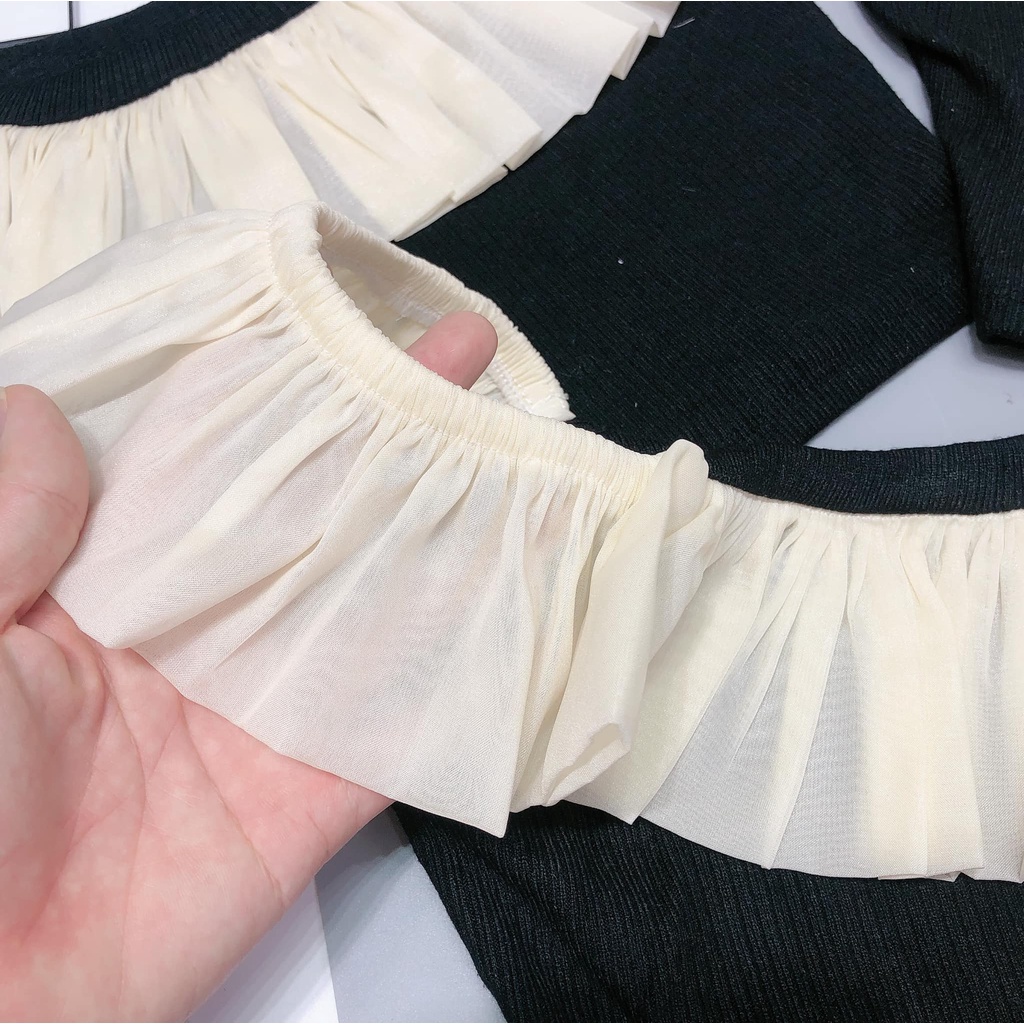 Áo tăm croptop bèo ngực xinh xắn (kèm ảnh thật, video)