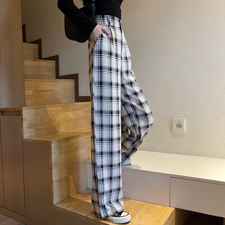 Quần Dài Ống Rộng Phong Cách Hàn Quốc Dành Cho Nữ