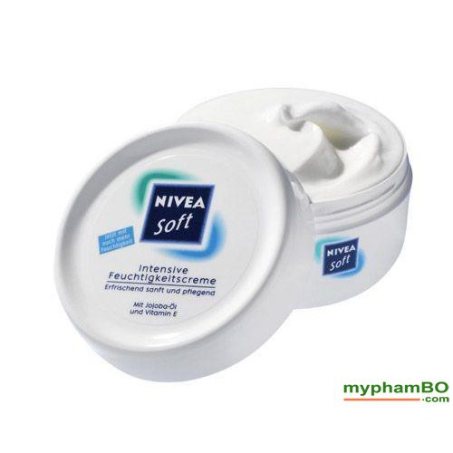 Kem dưỡng ẩm cho mặt và toàn thân Nivea Soft 200ml