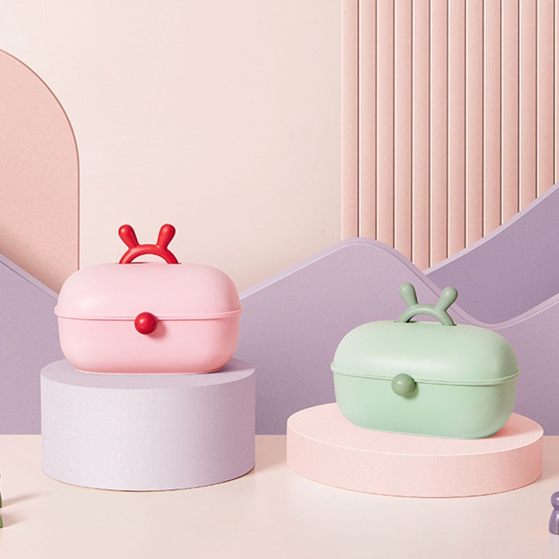 Hộp Đựng Dây Buộc Tóc Nhiều Tầng Bằng Cao Su Sắp Xếp Gọn Gàng Cho Bé Gái