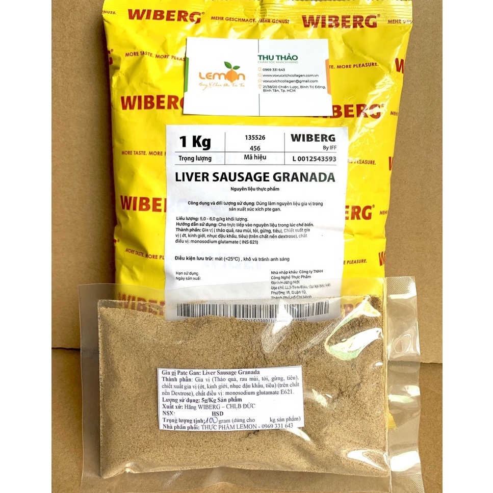 Gia vị làm Pate thơm ngon, thành phần tự nhiên, nhập khẩu Đức - Sỉ giá tốt