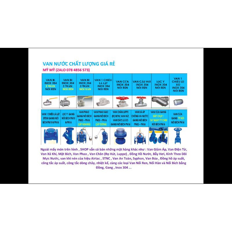 Van Cửa (Van Cổng, Van Khoá) Đồng PHI 21, 27, 34 (DN15, DN20, DN25 ) Nối Ren Hiệu SANWA ~ THÁI LAN 👍